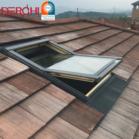 창 지붕 창 채광창 자기 스크린 디자인 알루미늄 강화 유리 알루미늄 합금 새로운 맞춤형 스윙 맞춤형 크기